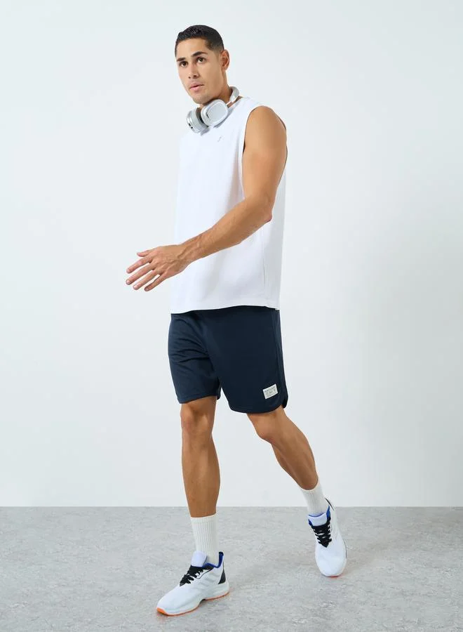 Styli Active Men Navy Blue Ultra Soft Micro Poly Cycling Shorts